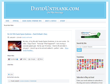 Tablet Screenshot of davidunthank.com